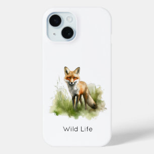 Coque Pour iPhone 15 Regard d'ambre : Renard de prairie, coutume