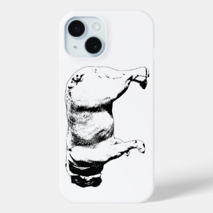 Coque Pour iPhone 15 Regard net, Garde audacieuse