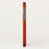 Coques Case-Mate iPhone Regard orange en métal d'acier inoxydable (Dos/Gauche)