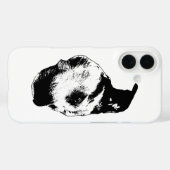 Coques Case-Mate iPhone Regard quotidien calme — Terrier (Verso (horizontal))