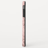 Coques Case-Mate iPhone Regard rose de pierre de marbre d'or (Dos/Gauche)