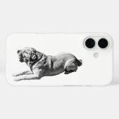 Coques Case-Mate iPhone Regard stable - Labrador Poise (Verso (horizontal))