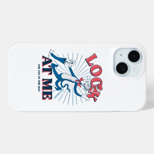 Coques Case-Mate iPhone Regarde-Moi Chat Dans Le Casquette (Verso (horizontal))