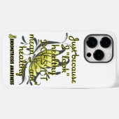 Coques Case-Mate iPhone "Regarde" santé/papillon...Endometriose (Verso (horizontal))