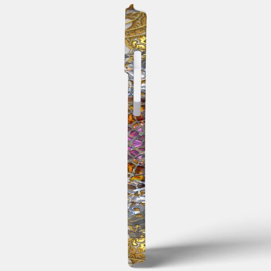 Coques Case-Mate iPhone Regardez dans kaléidoscope Elegant Monogramme (Verso / Gauche)