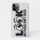 Coques Case-Mate iPhone Regardez, mais ne touchez pas (Dos)