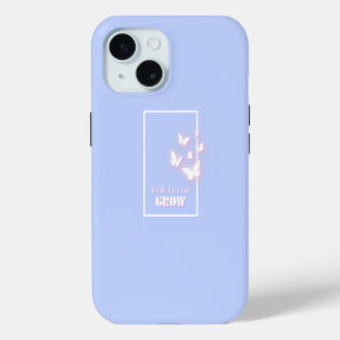 Coque Pour iPhone 15 Regardez-moi grandir, Motivationnel, Inspirationne