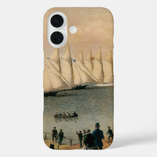 Coques iPhone 16 Régate du Vintage Maritime, New York Yacht Club