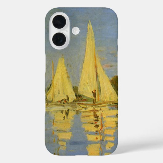 Coques Case-Mate iPhone Regatta à Argenteuil par Claude Monet (Verso)