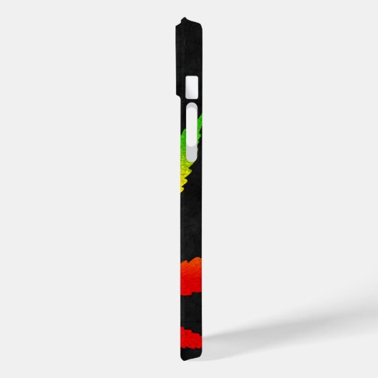 Coques Case-Mate iPhone Reggae noire cool Rasta Leaf Rastafari (Verso / Gauche)