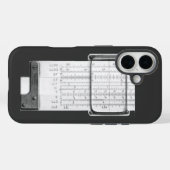 Coques Case-Mate iPhone Règle de diapositive (Verso (horizontal))