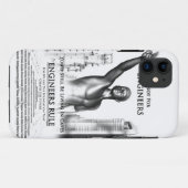Coques Case-Mate iPhone Règle des ingénieurs (Dos (Horizontal))