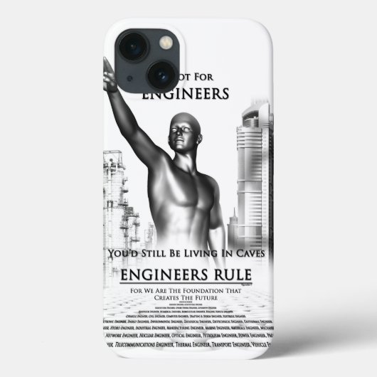 Coques Case-Mate iPhone Règle des ingénieurs (Verso)