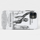 Coques Case-Mate iPhone Règle des ingénieurs (Dos (Horizontal))