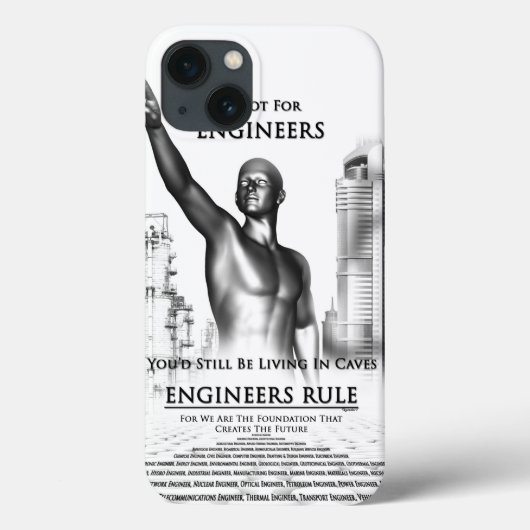 Coques Case-Mate iPhone Règle des ingénieurs (Verso)