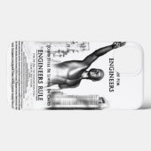 Coques Case-Mate iPhone Règle des ingénieurs (Verso (horizontal))