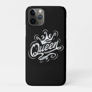Case-Mate iPhone Case Reine avec couronne, conception de la typographie