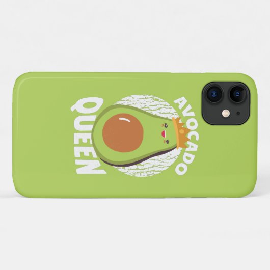 Coques Case-Mate iPhone Reine d'Avocado (Dos (Horizontal))
