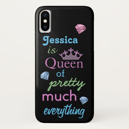 Coques Case-Mate iPhone "Reine de presque tout" (Dos)