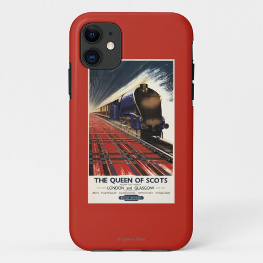 Coques Case-Mate iPhone Reine de train écossais de pullman (Dos)