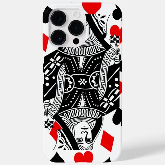 Coques Case-Mate iPhone Reine des Coeurs (Verso)
