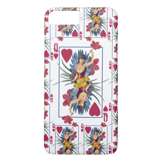 Coques Case-Mate iPhone Reine des cœurs et des fleurs (Dos)