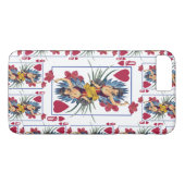 Coques Case-Mate iPhone Reine des cœurs et des fleurs (Dos (Horizontal))