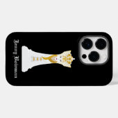 Coques Case-Mate iPhone Reine des échecs / Nom personnalisé (Verso (horizontal))