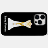 Coques Case-Mate iPhone Reine des échecs / Nom personnalisé (Verso (horizontal))