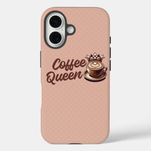 Coques Case-Mate iPhone Reine du café (Verso)