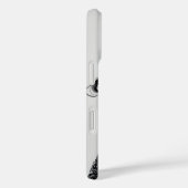 Coques Case-Mate iPhone Reine guerrière noire et blanche d'Afrique (Verso / Droite)