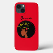 Coques Case-Mate iPhone Reine noire (Verso)