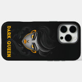 Coques Case-Mate iPhone Reine noire en colère (Verso (horizontal))