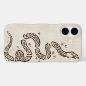 Coques Case-Mate iPhone Rejoignez ou Meure Serpent à sonnette : Dessin ani (Verso (horizontal))