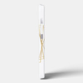 Coques Case-Mate iPhone Réjouissez-vous toujours rose Turquoise aquarelle (Verso / Gauche)