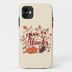 Case-Mate iPhone Case Remercie la récolte d'automne, Turquie Thanksgivin