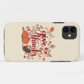 Coques Case-Mate iPhone Remercie la récolte d'automne, Turquie Thanksgivin (Dos (Horizontal))