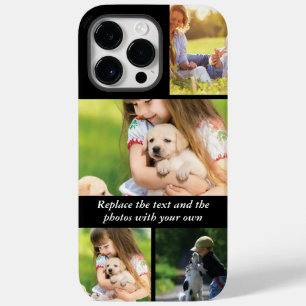 Coque Pour Pour iPhone 14 Pro Max Remplacez le texte et les photos par le vôtre