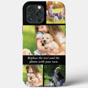 Case-Mate iPhone Case Remplacez le texte et les photos par le vôtre