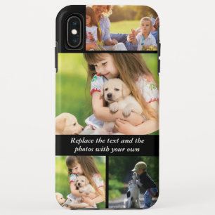 Case-Mate iPhone Case Remplacez le texte et les photos par le vôtre