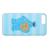 Coques Case-Mate iPhone Remplissage de motif Cookie Monster (Dos (Horizontal))