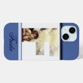 Coques Case-Mate iPhone RENAISSANCE ANGEL F LETTRE Aile Cherub Monogramme (Verso (horizontal))