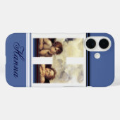 Coques Case-Mate iPhone RENAISSANCE ANGEL H LETTRE Aile Cherub Monogramme (Verso (horizontal))