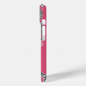 Coques Case-Mate iPhone RENAISSANCE ARCHITECTE Fraise Ice rose Monogramme (Verso / Gauche)