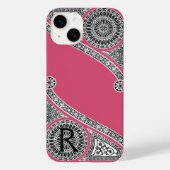 Coques Case-Mate iPhone RENAISSANCE ARCHITECTE Fraise Ice rose Monogramme (Verso)
