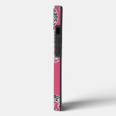 Coques Case-Mate iPhone RENAISSANCE ARCHITECTE Fraise Ice rose Monogramme (Verso / Gauche)