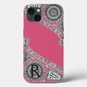 Etui iPhone Case-Mate RENAISSANCE ARCHITECTE Fraise Ice rose Monogramme