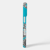 Coques Case-Mate iPhone RENAISSANCE ARCHITECTURE Scruba Blue Monogramme (Verso / Droite)