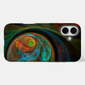 Coques Case-Mate iPhone Renaissance de l'art Abstrait (Verso (horizontal))