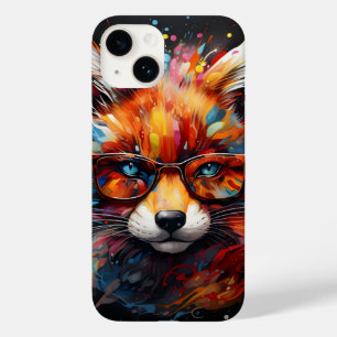Coque Pour iPhone 14 Renard Abstrait libre sauvage